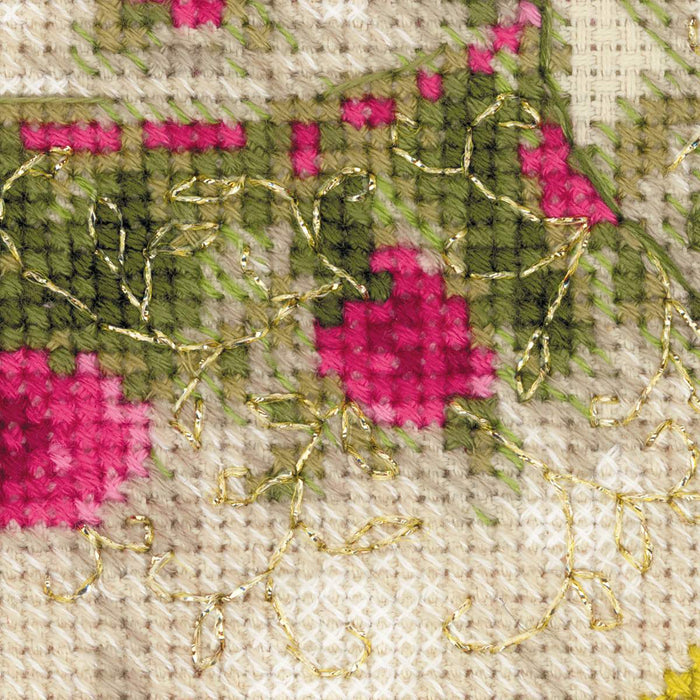 רקמה על בד גבינה - Tea With Lemon