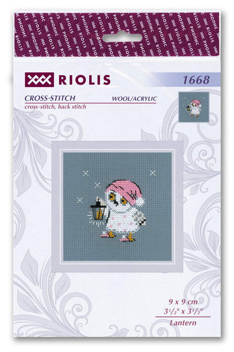רקמה על בד גבינה - Lantern