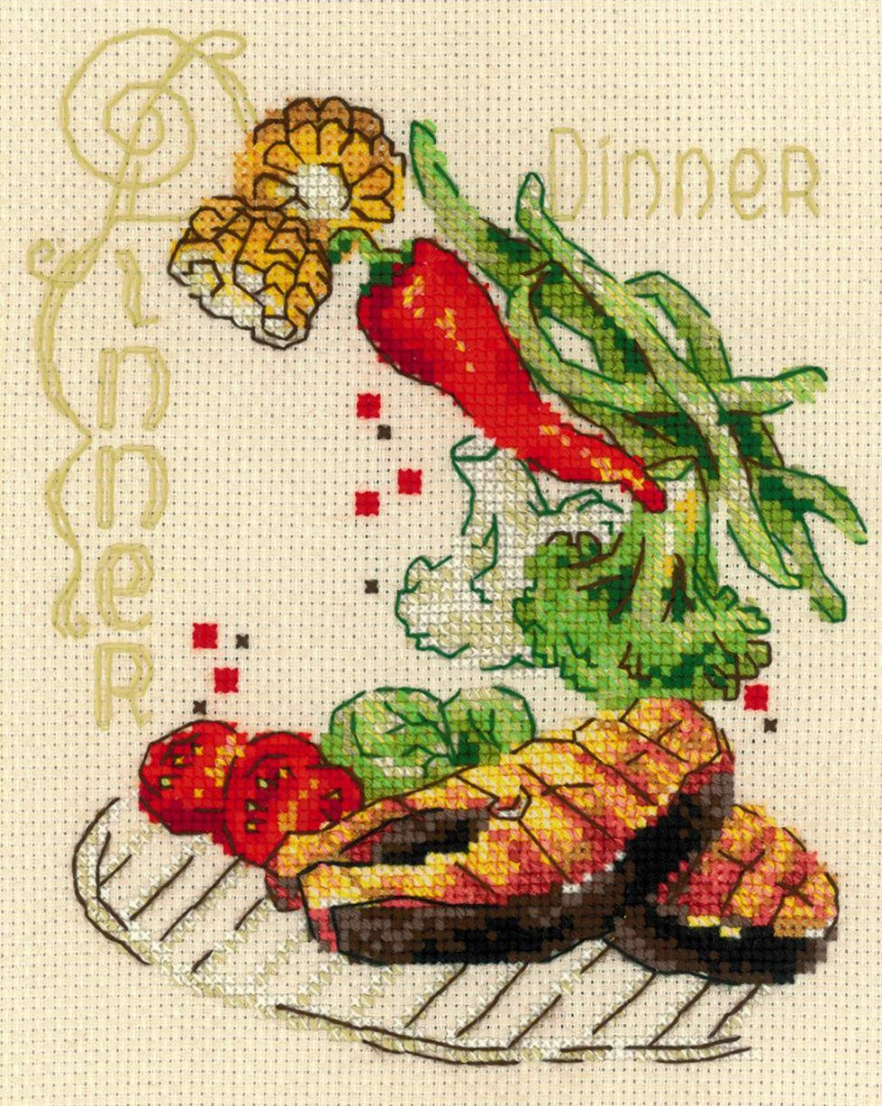 רקמה על בד גבינה - Dinner