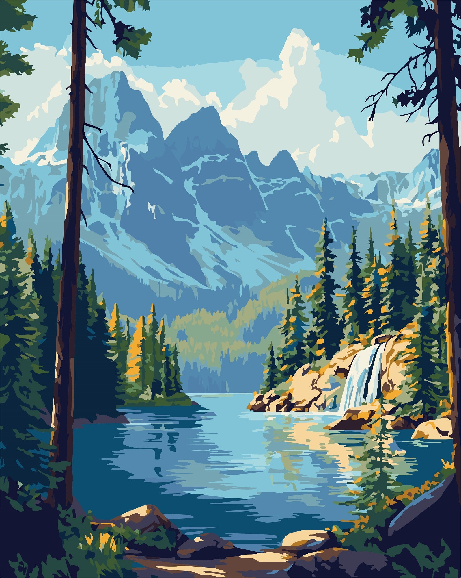 צביעה לפי מספרים - PBN1145