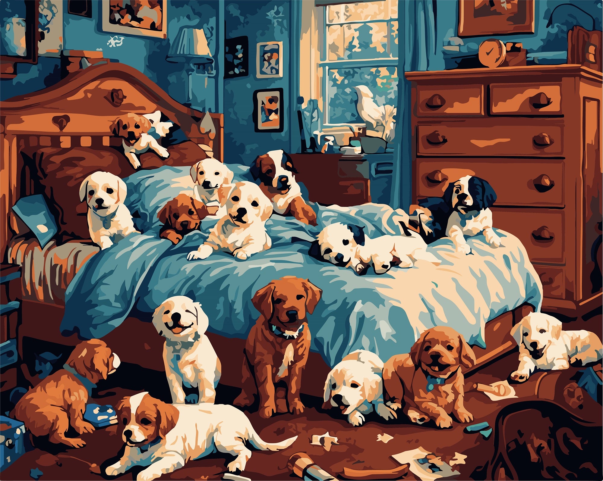 צביעה לפי מספרים - PBN1179