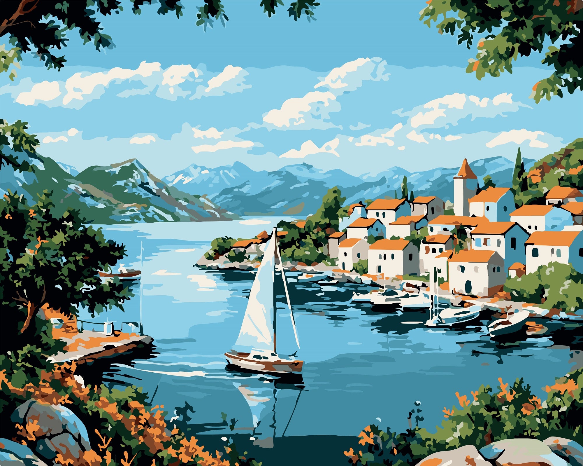 צביעה לפי מספרים - PBN1215