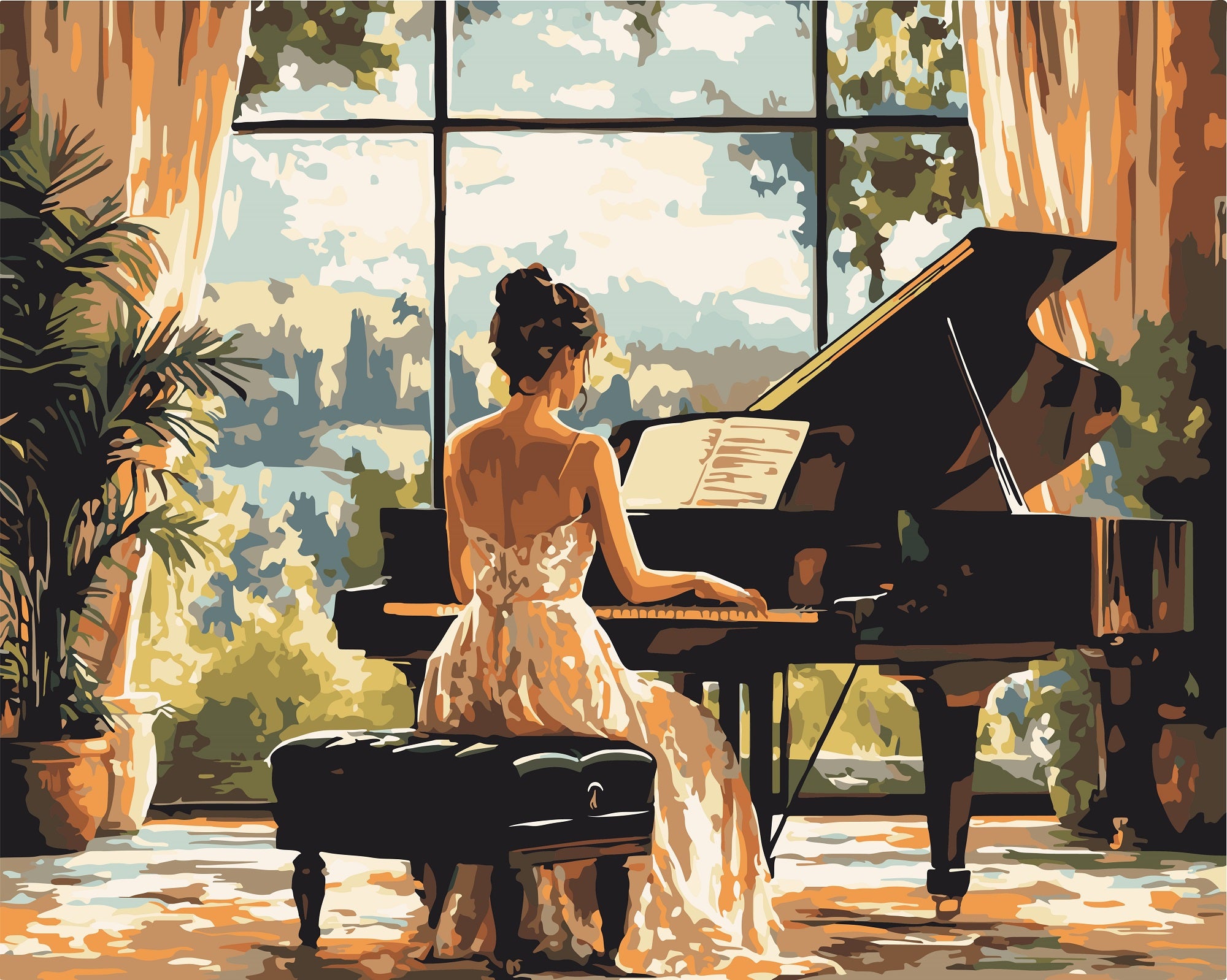 צביעה לפי מספרים - PBN1237