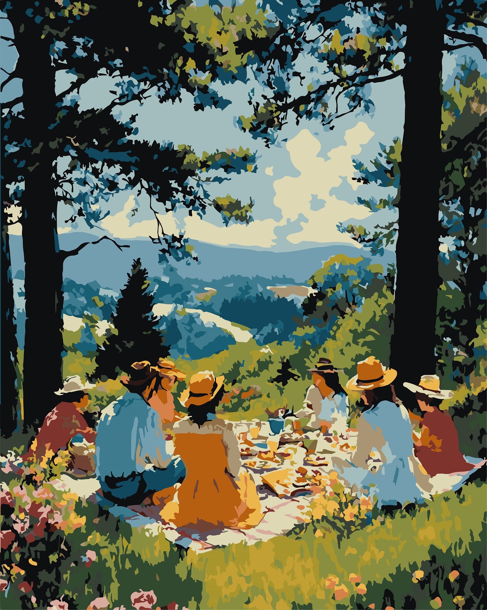 צביעה לפי מספרים - PBN1438