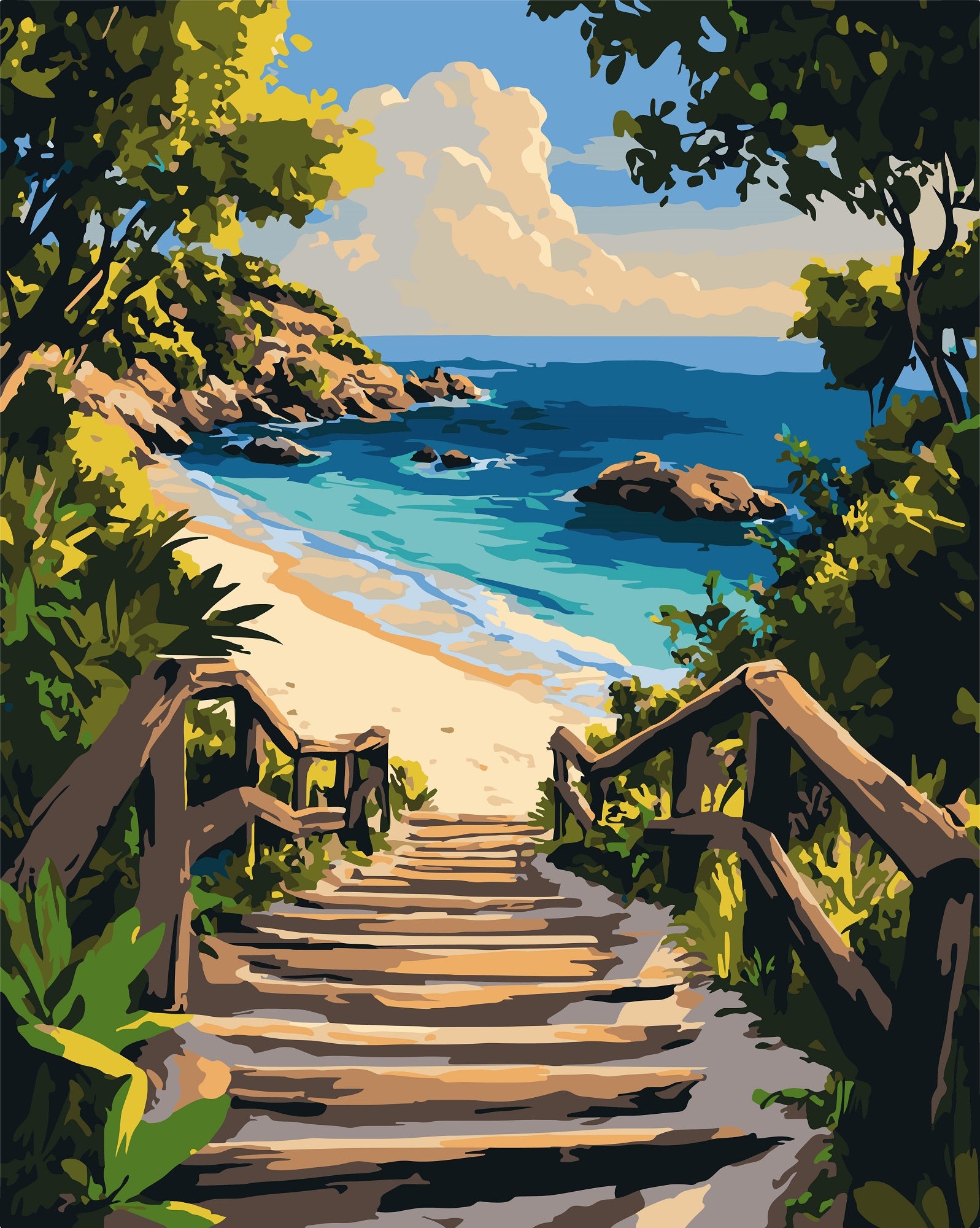 צביעה לפי מספרים - PBN1043