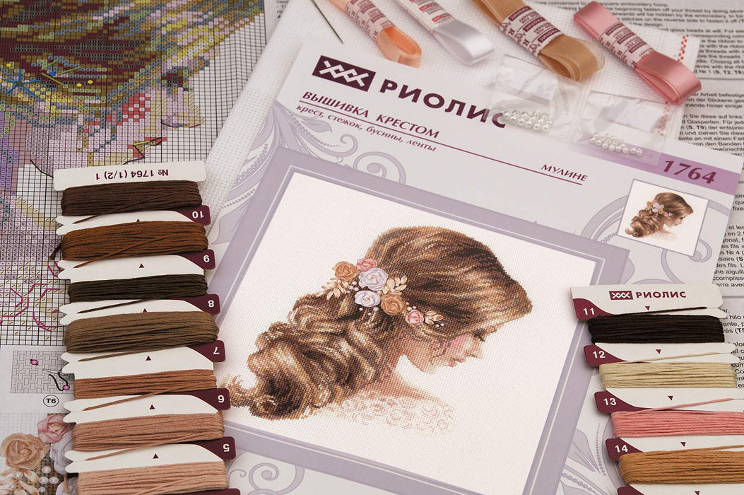 רקמה על בד גבינה - Romance