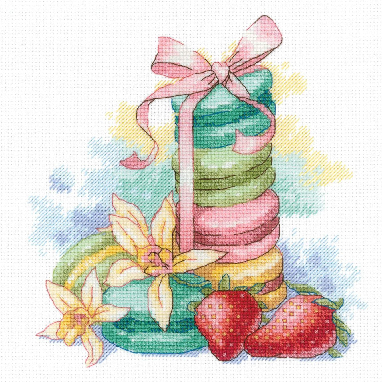 רקמה על בד גבינה - Sweet Dessert