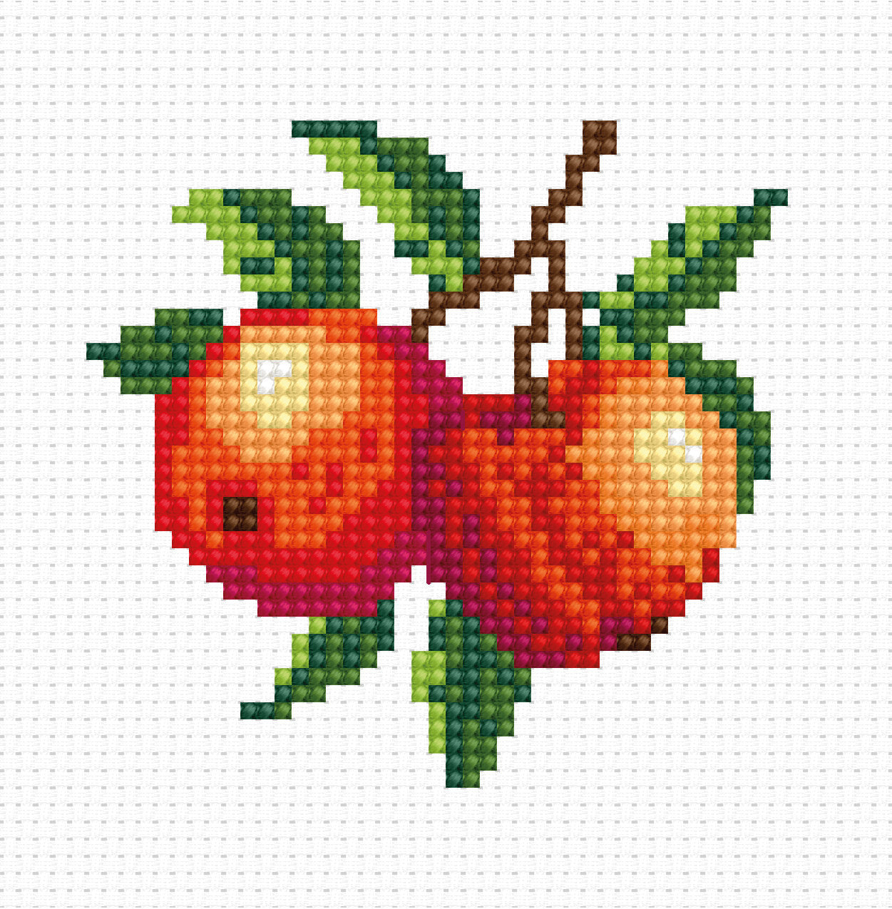 רקמה על בד גבינה - Peach