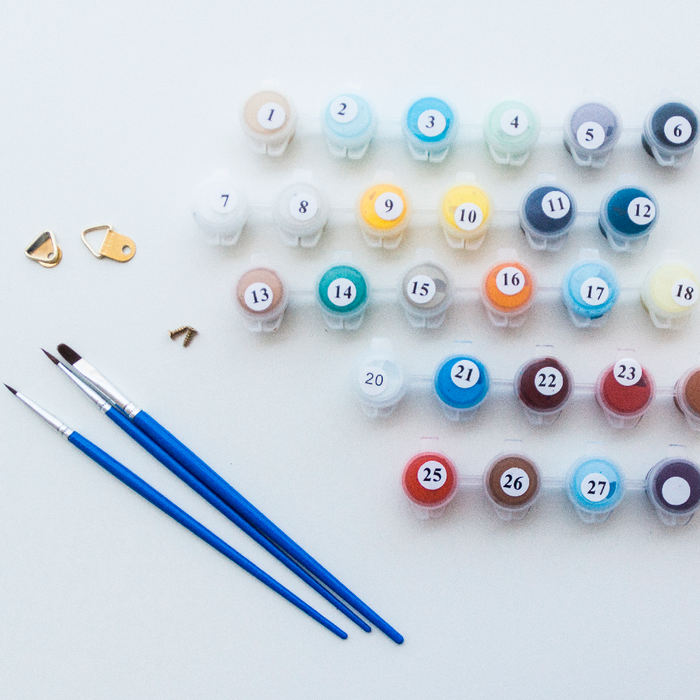 צביעה לפי מספרים - עיני נץ