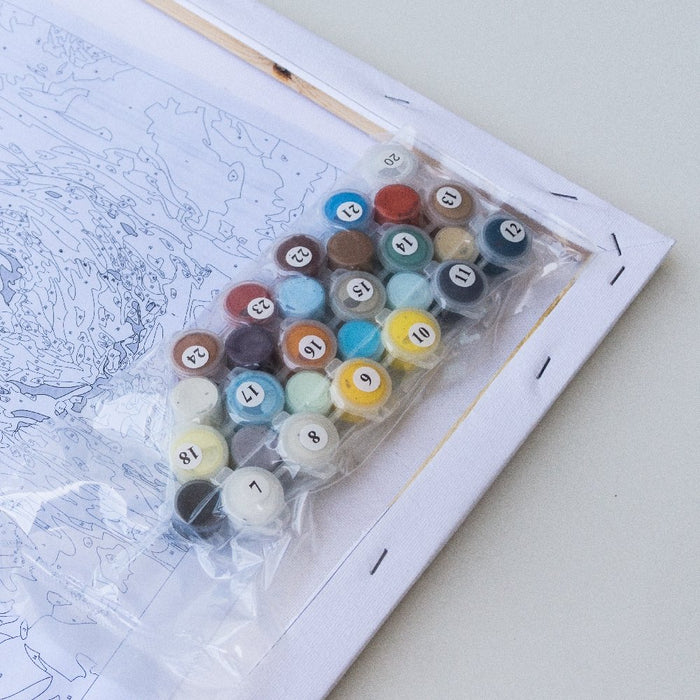 צביעה לפי מספרים - לונדון רומנטית, ריצ'רד מקניל (ערכת פרימיום)