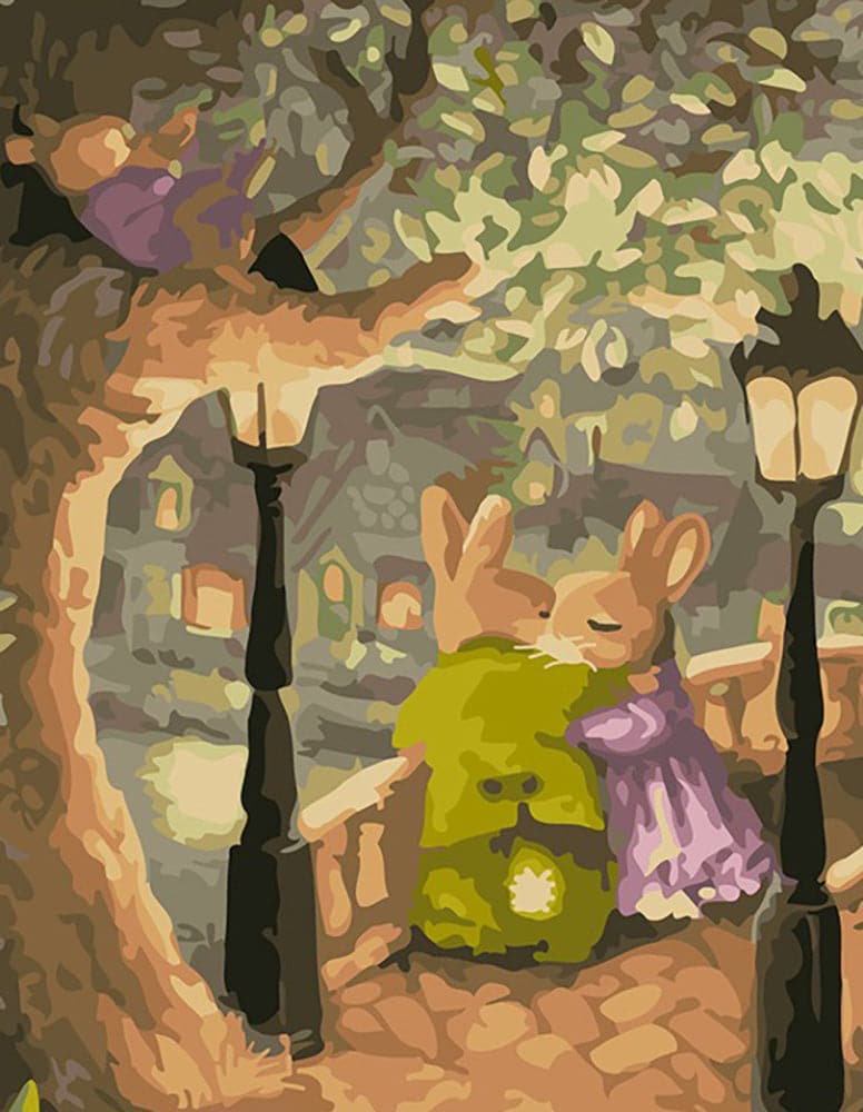 צביעה לפי מספרים - מפגש ארנבים