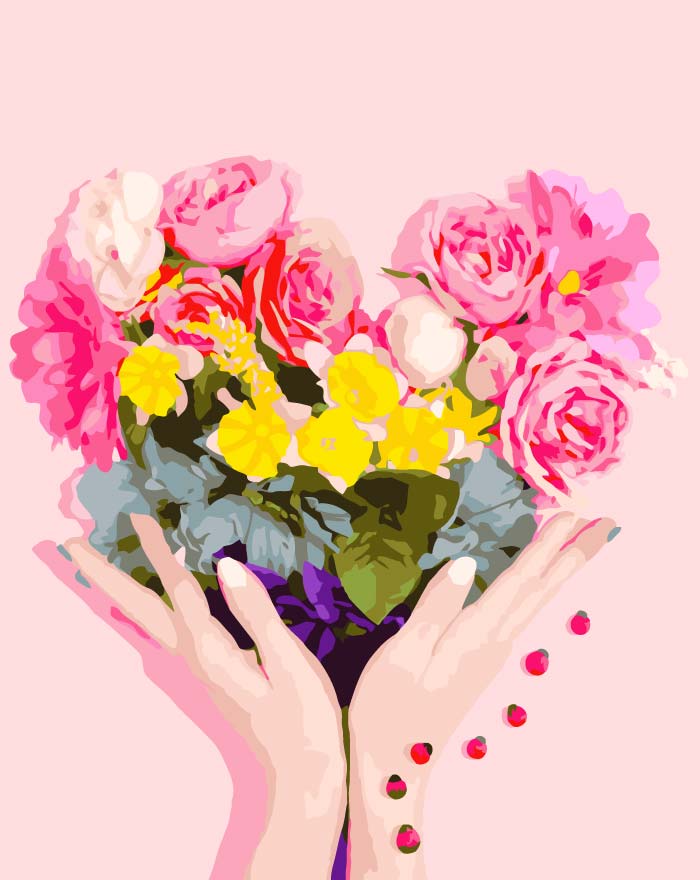 צביעה לפי מספרים - w5046 (ערכת פרימיום)