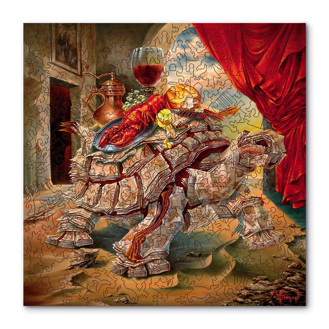 פאזל בצורות מיוחדות - Dinner with classics