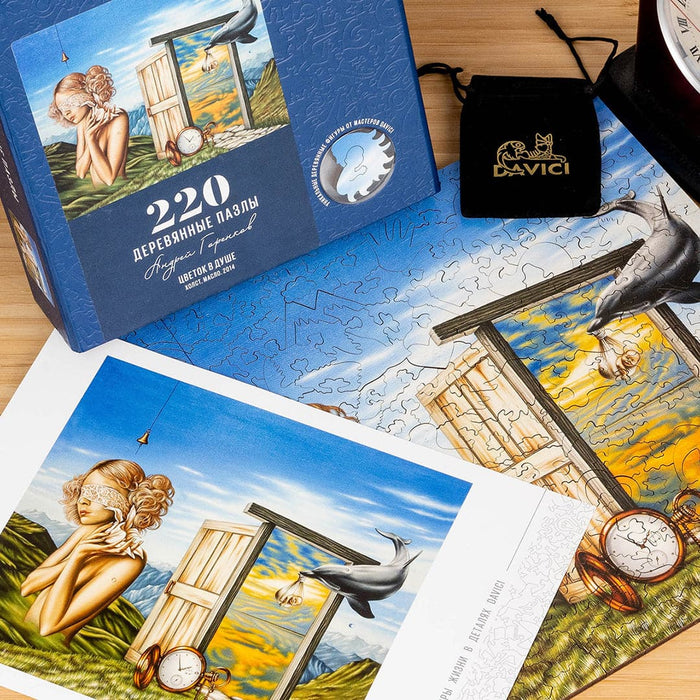 פאזל בצורות מיוחדות - Flower in one’s heart