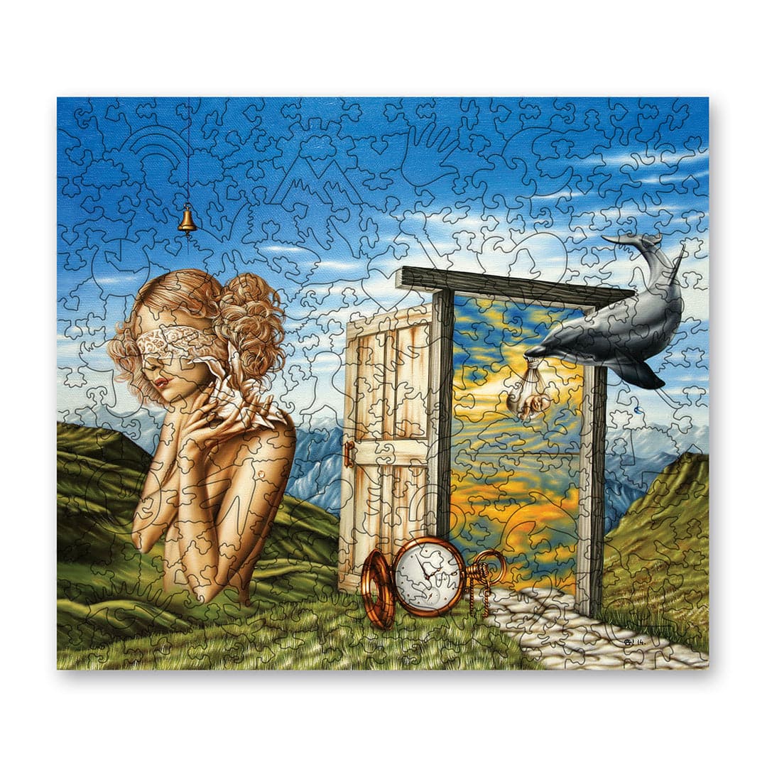 פאזל בצורות מיוחדות - Flower in one’s heart