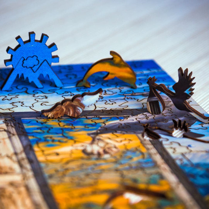 פאזל בצורות מיוחדות - Flower in one’s heart