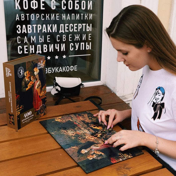 פאזל בצורות מיוחדות - Fruit Stall