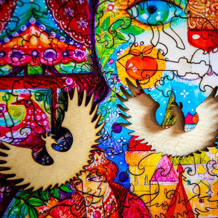 פאזל בצורות מיוחדות - Ivan Tsarevich And The Grey Wolf