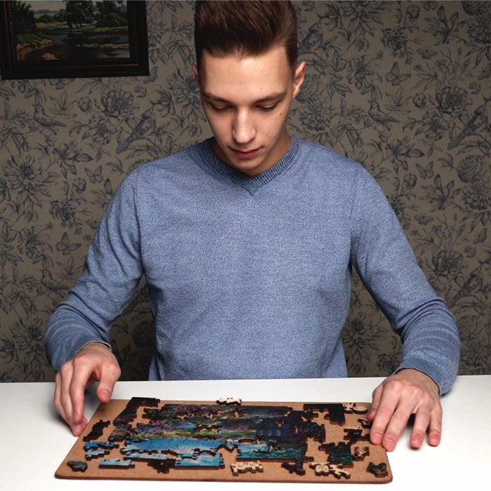 פאזל בצורות מיוחדות - Lilac house