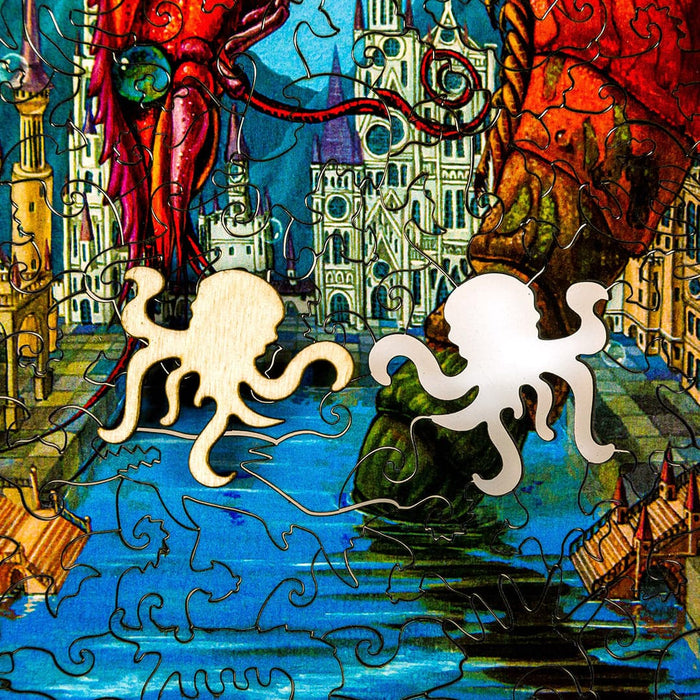 פאזל בצורות מיוחדות - Red Shrimp