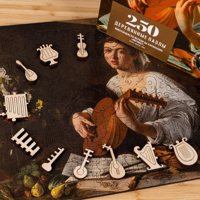 פאזל בצורות מיוחדות - The Lute Player