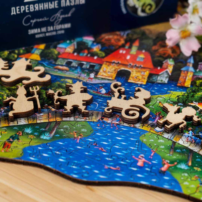 פאזל בצורות מיוחדות - Winter Is Around The Corner