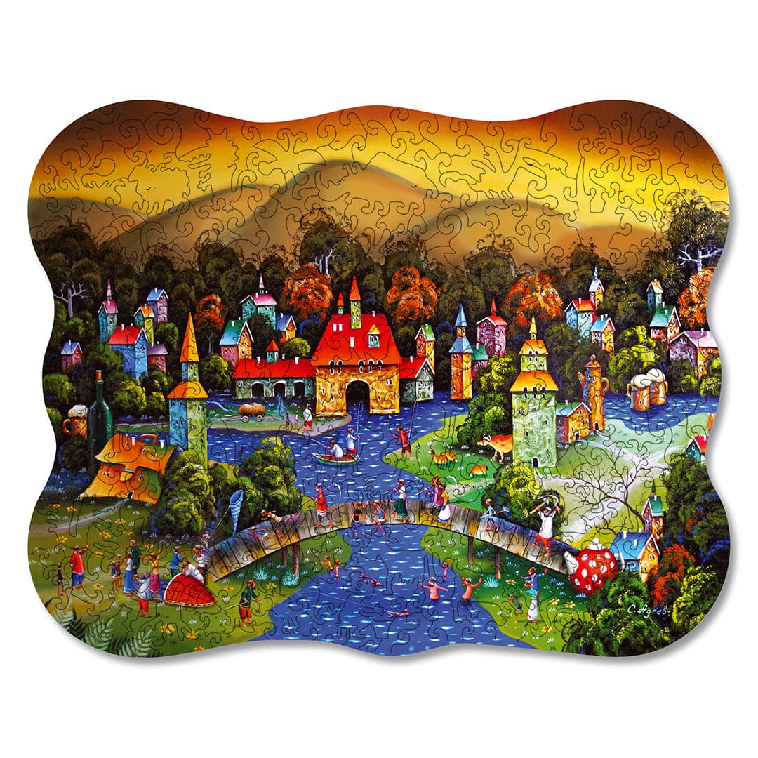 פאזל בצורות מיוחדות - Winter Is Around The Corner