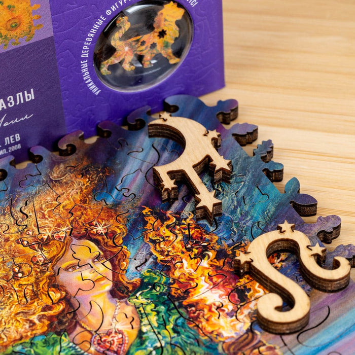 פאזל בצורות מיוחדות - Zodiac signs. Leo