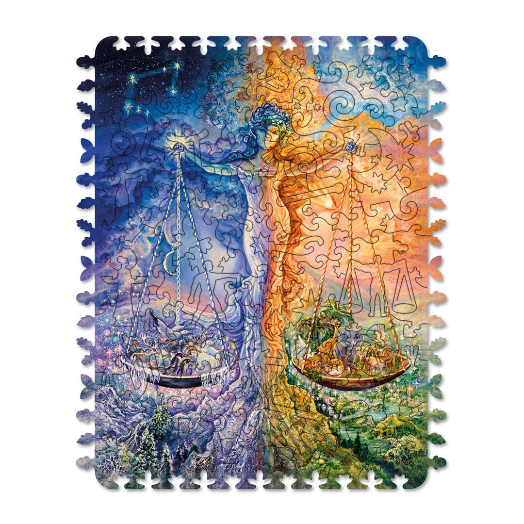 פאזל בצורות מיוחדות - Zodiac signs. Libra