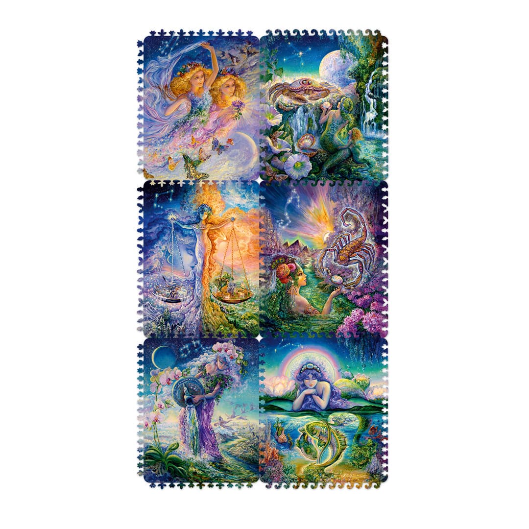 פאזל בצורות מיוחדות - Zodiac signs. Water and Air Signs