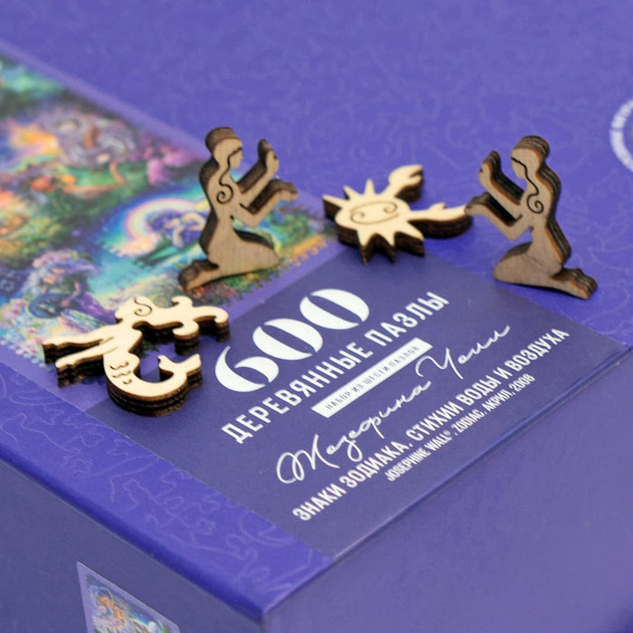 פאזל בצורות מיוחדות - Zodiac signs. Water and Air Signs