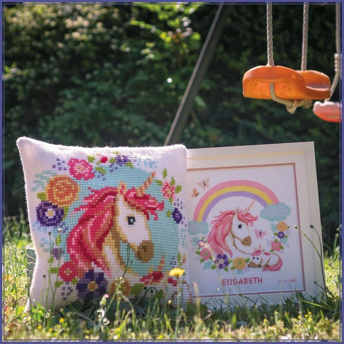 הכנת תמונת צמר או כרית - אמא חד קרן וגור