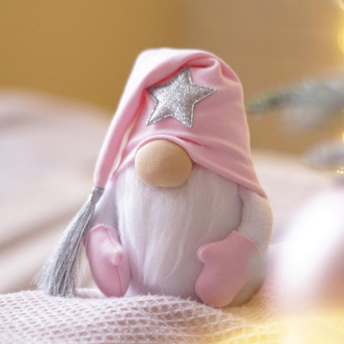 תפירת צעצוע - גמדון ורוד, 18 ס״מ