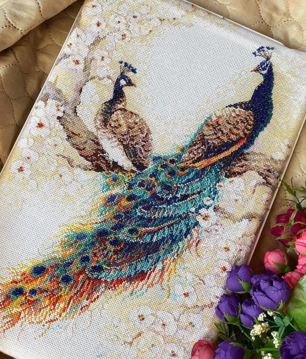 רקמה על בד גבינה - גן פרסי (ערכת פרימיום)