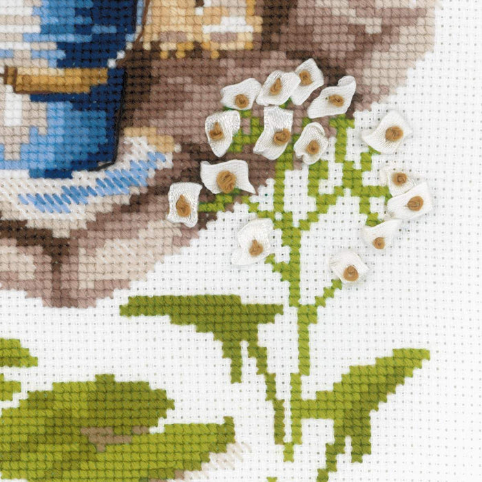 רקמה על בד גבינה - הבה נצא לדוג