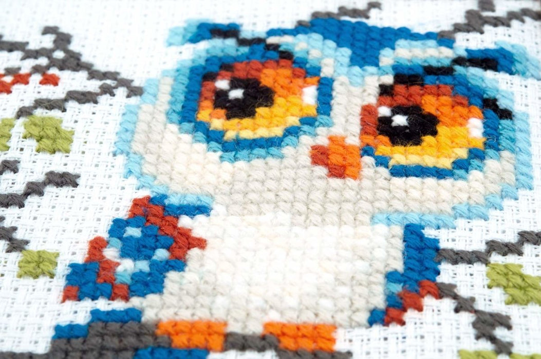 רקמה על בד גבינה - ינשוף סקרן