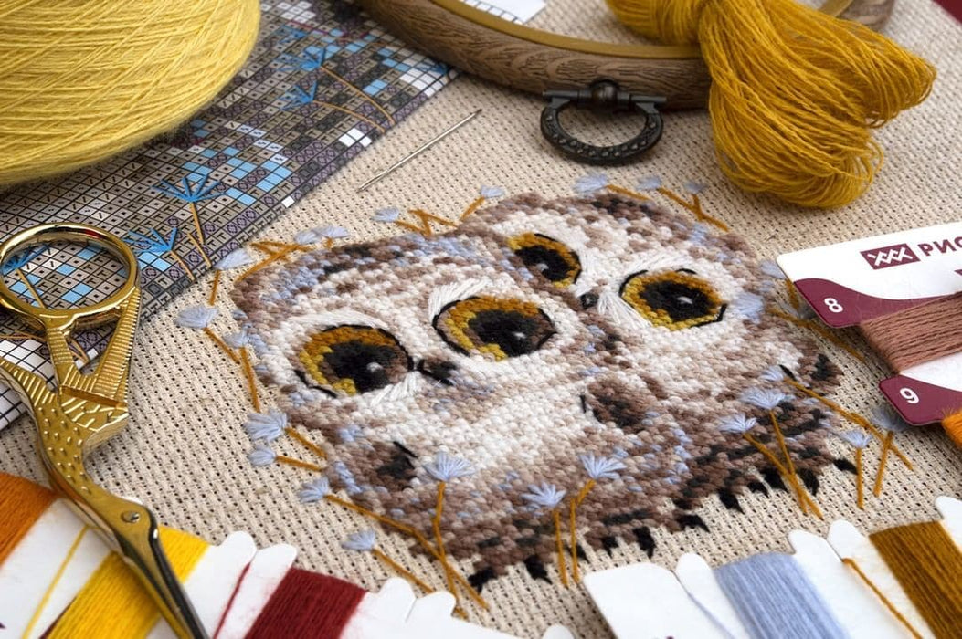 רקמה על בד גבינה - ינשופונים