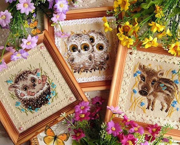 רקמה על בד גבינה - ינשופונים