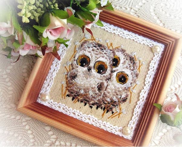 רקמה על בד גבינה - ינשופונים