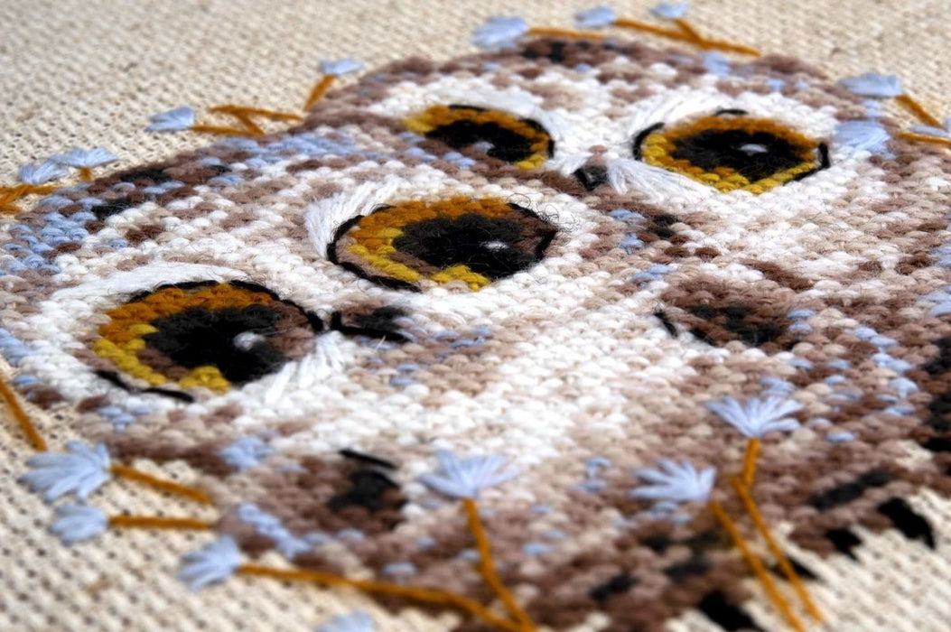 רקמה על בד גבינה - ינשופונים