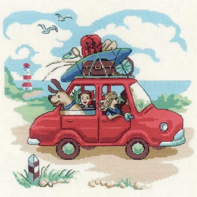 רקמה על בד גבינה - לטיול יצאנו