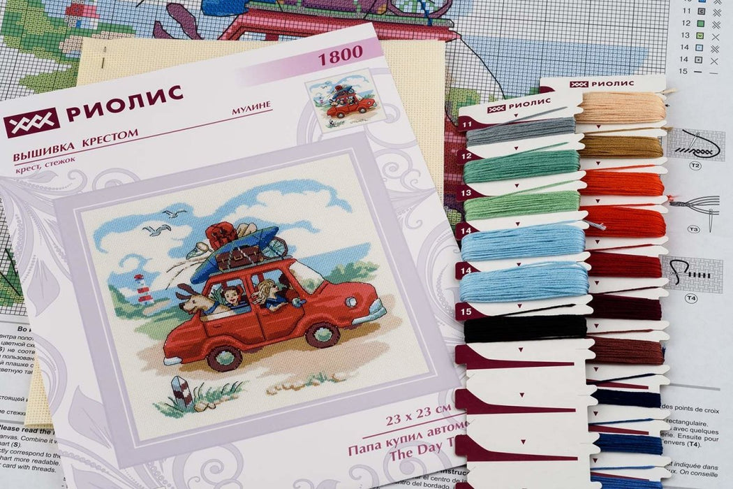 רקמה על בד גבינה - לטיול יצאנו