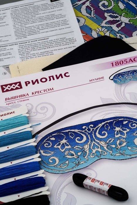 רקמה על בד גבינה - חלומות מתוקים (מסכת שינה)