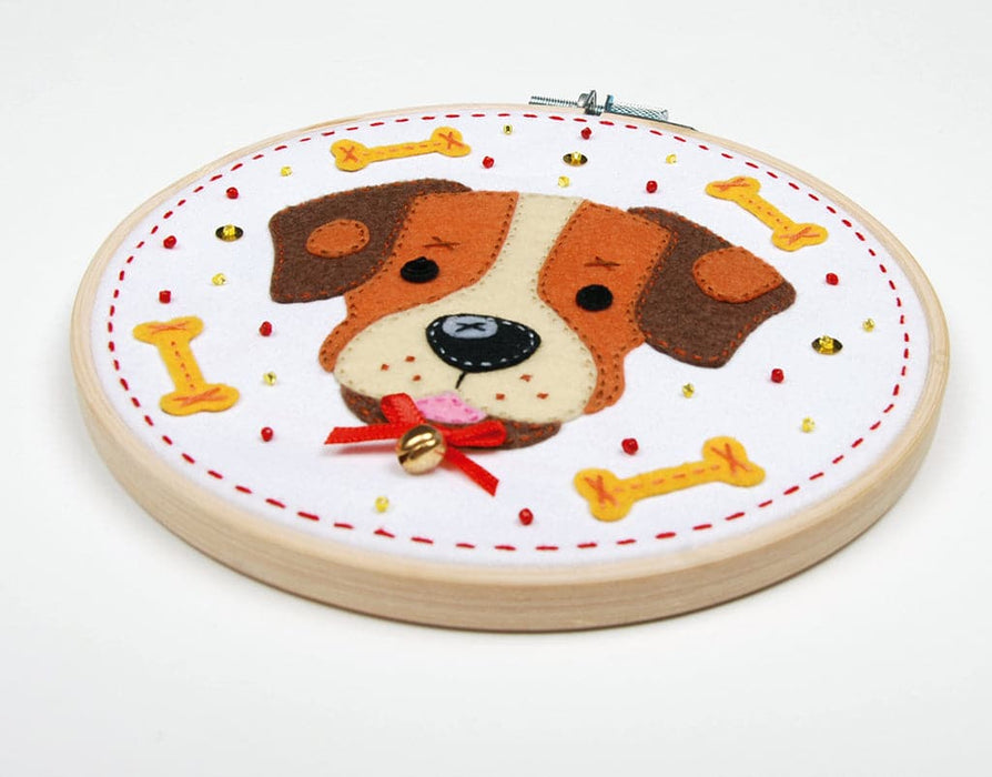 רקמה עם צמר - כלב