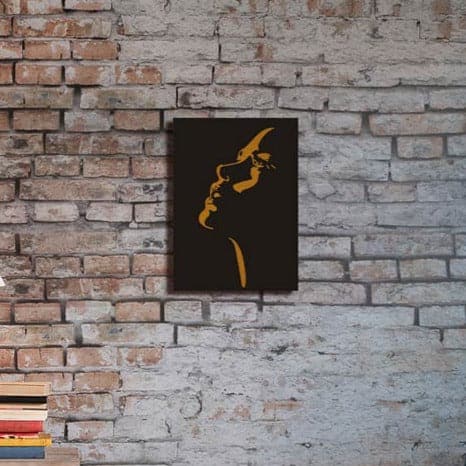 רקמת חרוזים - אישה באור