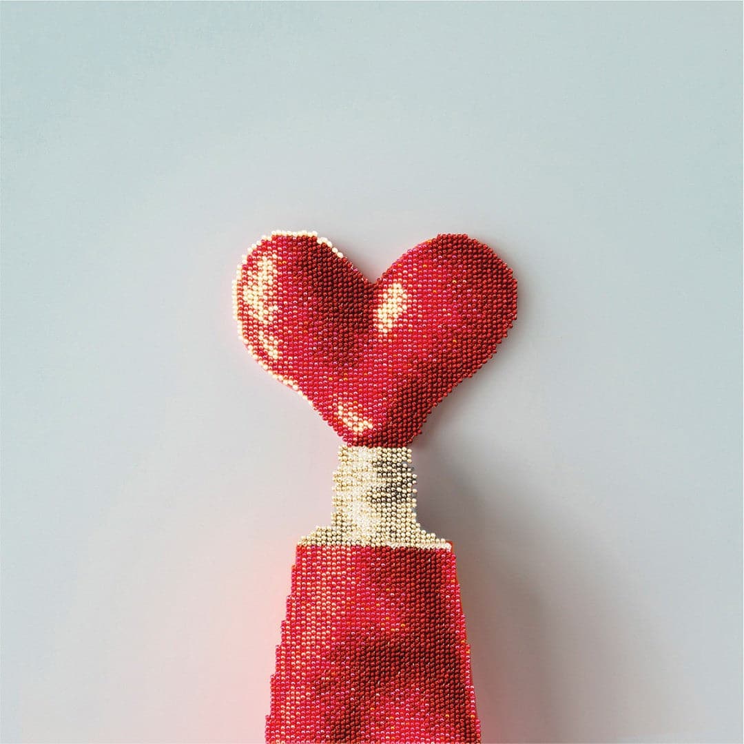 רקמת חרוזים - צבעי אהבה