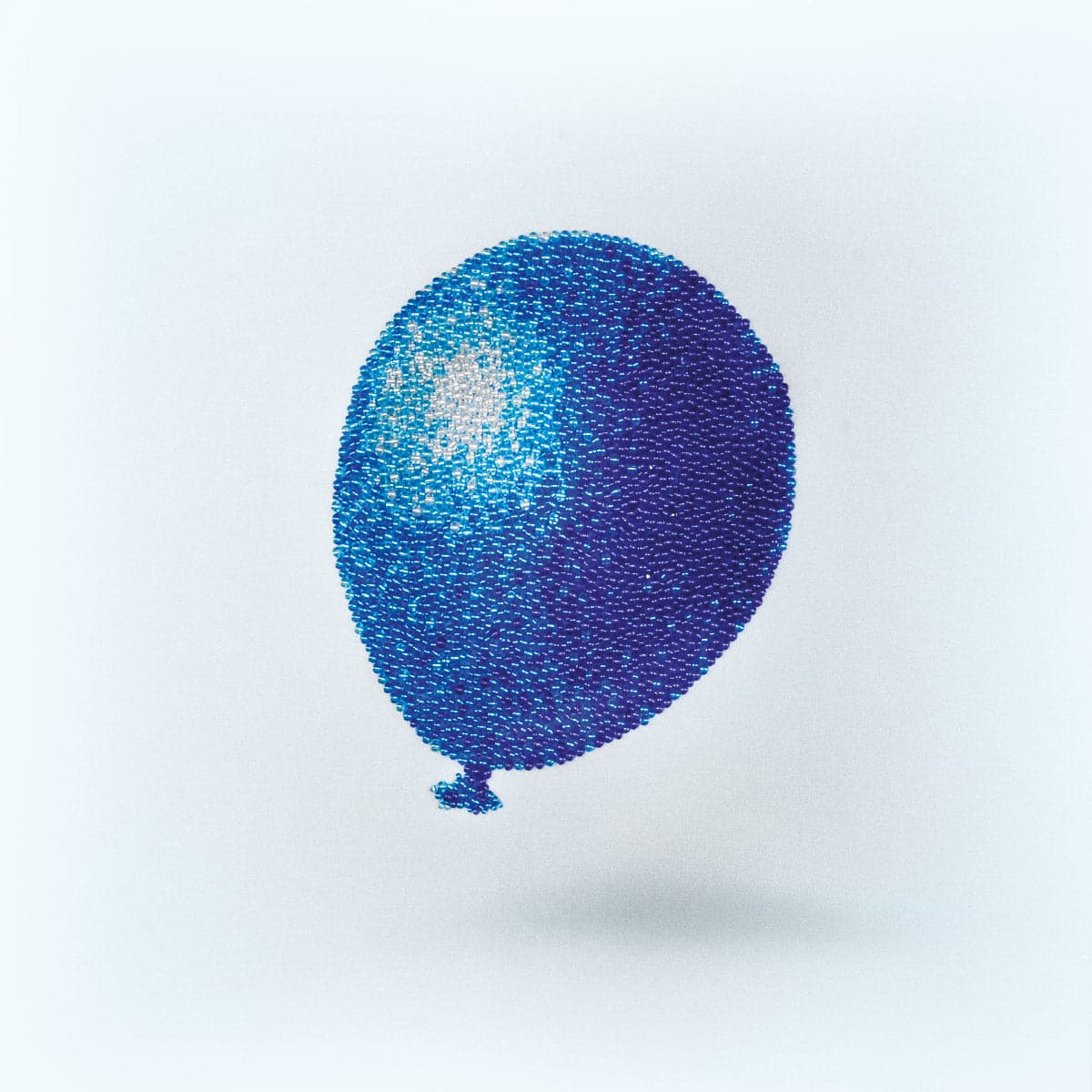 רקמת חרוזים - בלון נוצץ