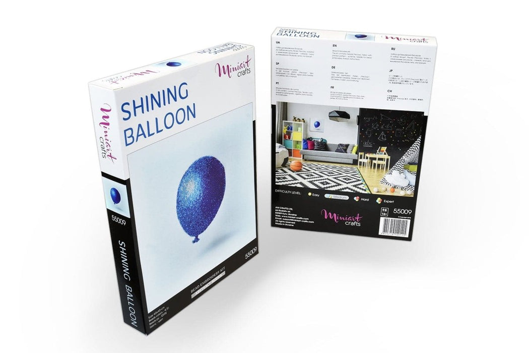 רקמת חרוזים - בלון נוצץ