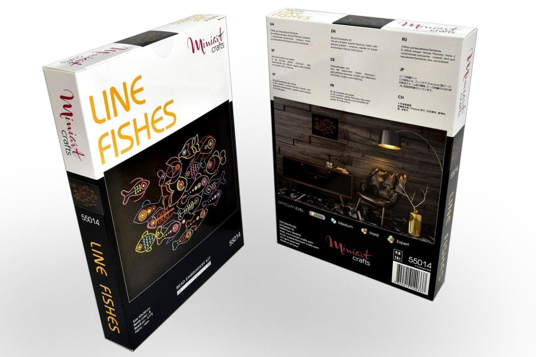 רקמת חרוזים - דגים