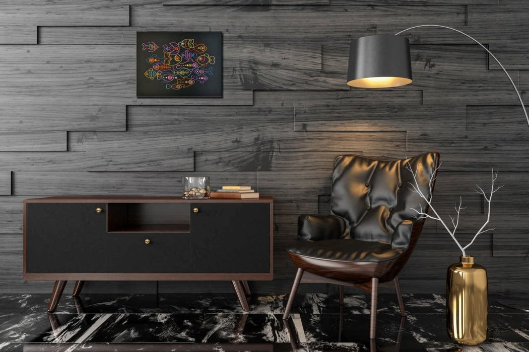 רקמת חרוזים - דגים